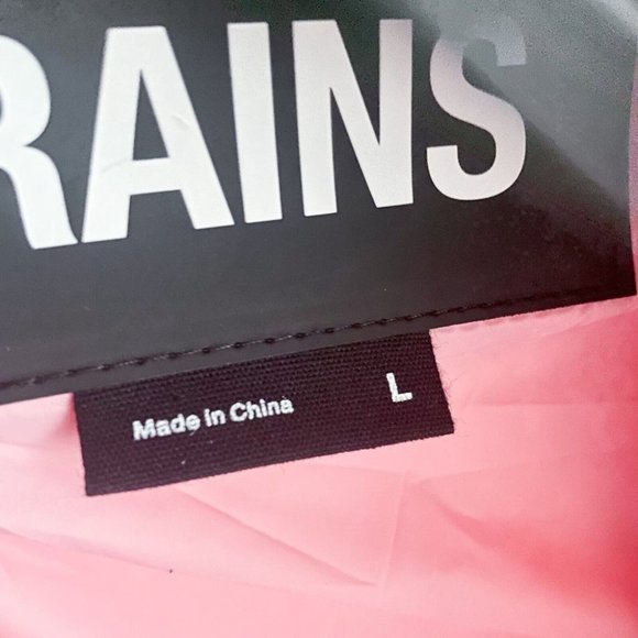 Rains Pink Puffer Jacket - Picture 12 of 12